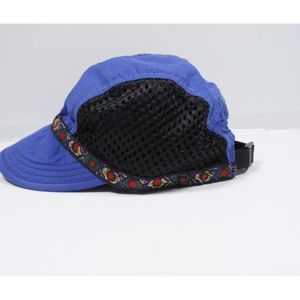 Vintage REI Hat Kids Purple Black Mesh Outdoors Made in USA OSFA